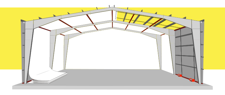 AutoCeil Ceiling and Wall Insulation System Graphic